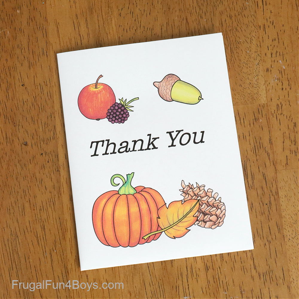 printable gratitude cards {kids thanksgiving activity} - frugal